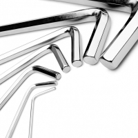 Set  9 chei hexagonale cu cap sferic Dekton, DT85511